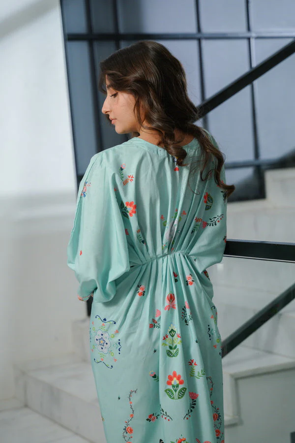 Sprinkles Stitched Summer Kaftan Kids-Slate Edge - 1pc - Image 9