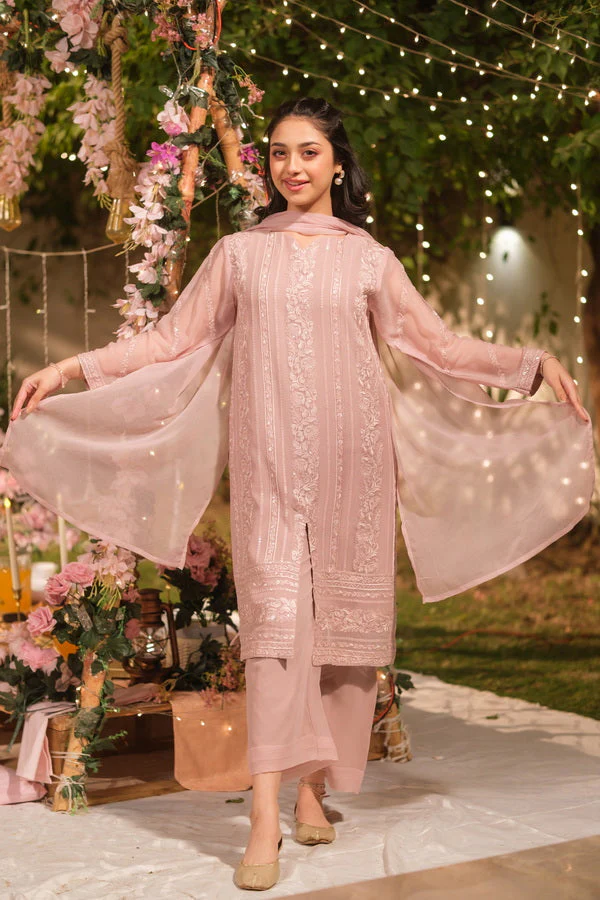 Sprinkles Stitched Formals Festive Kids-Suhana Zari - 3pcs