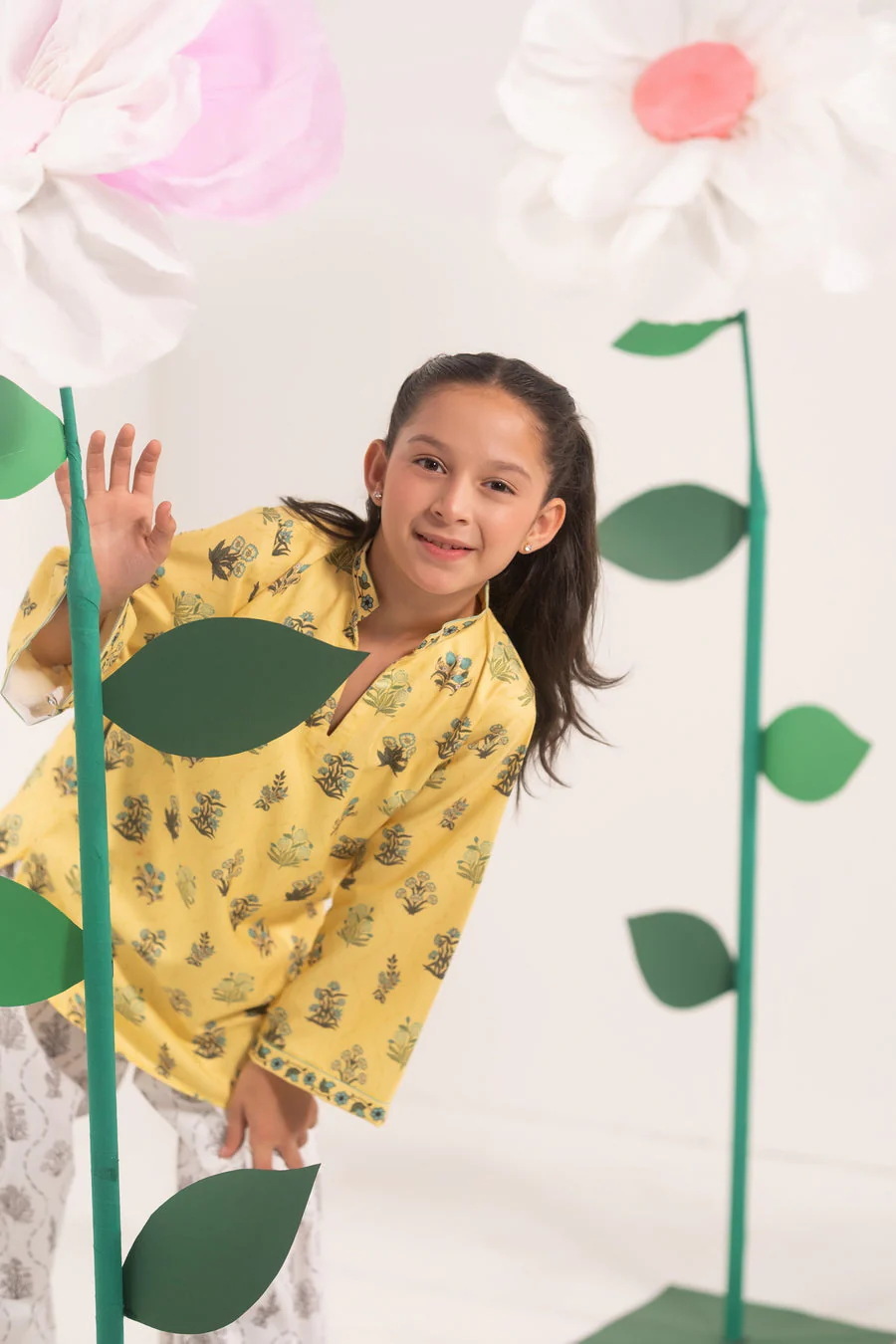 Sprinkles Stitched 2 Piece Kids Khaddar Collection-Sun Sprout - Image 5