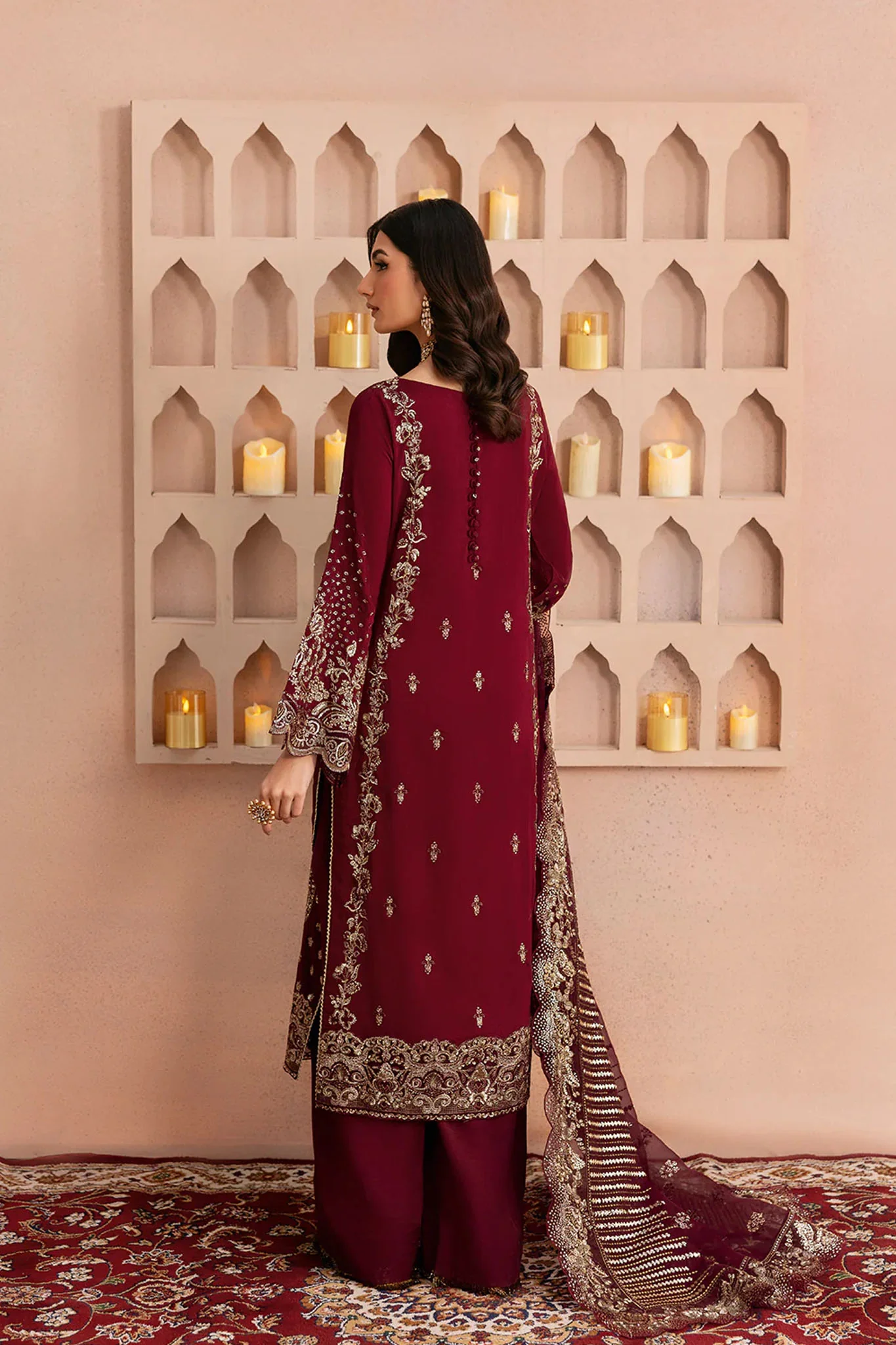 Shehnai by Ramsha Unstitched 3 Piece Raw Silk Vol- 01 Suit-SS-102 - Image 2