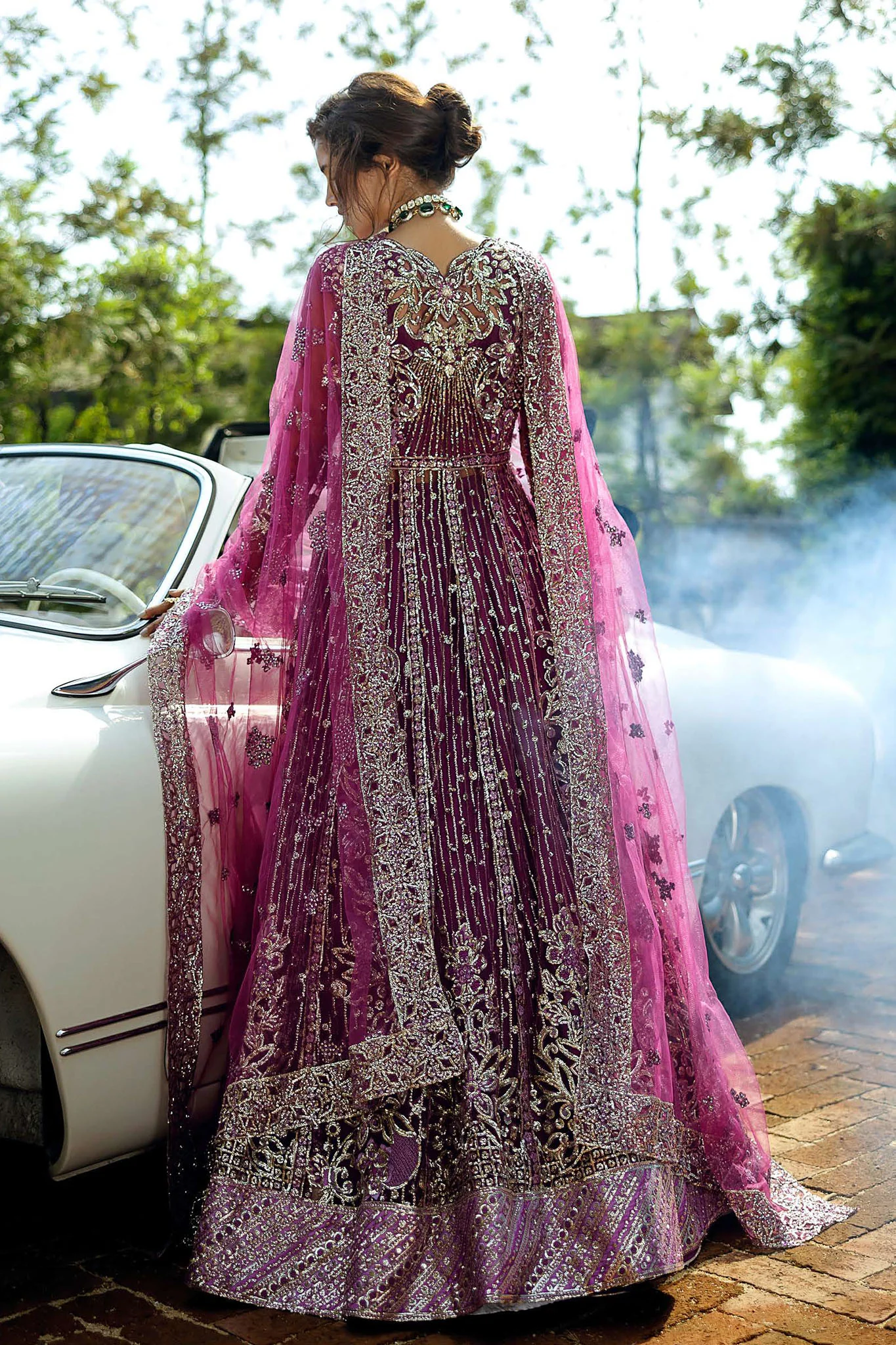 Stardust By Mushq Unstitched 3 Piece Wedding Suit-MWD-03-Startruck Elegance - Image 3