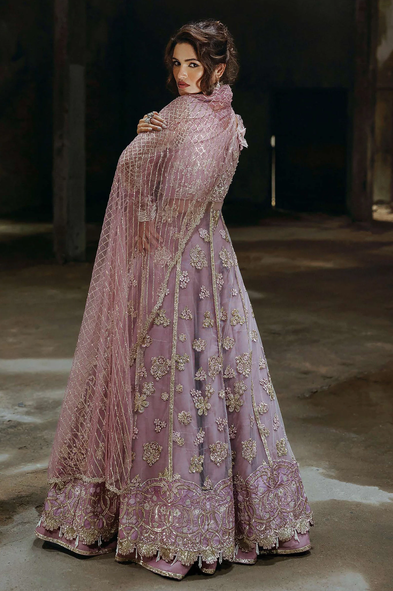 Stardust By Mushq Unstitched 3 Piece Wedding Suit-MWD-07-Spotlight Dreamer - Image 3