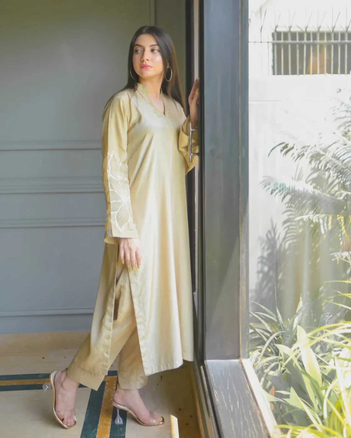 Zauk Stitched 2 Piece Eid Collection-Stardust - Image 3