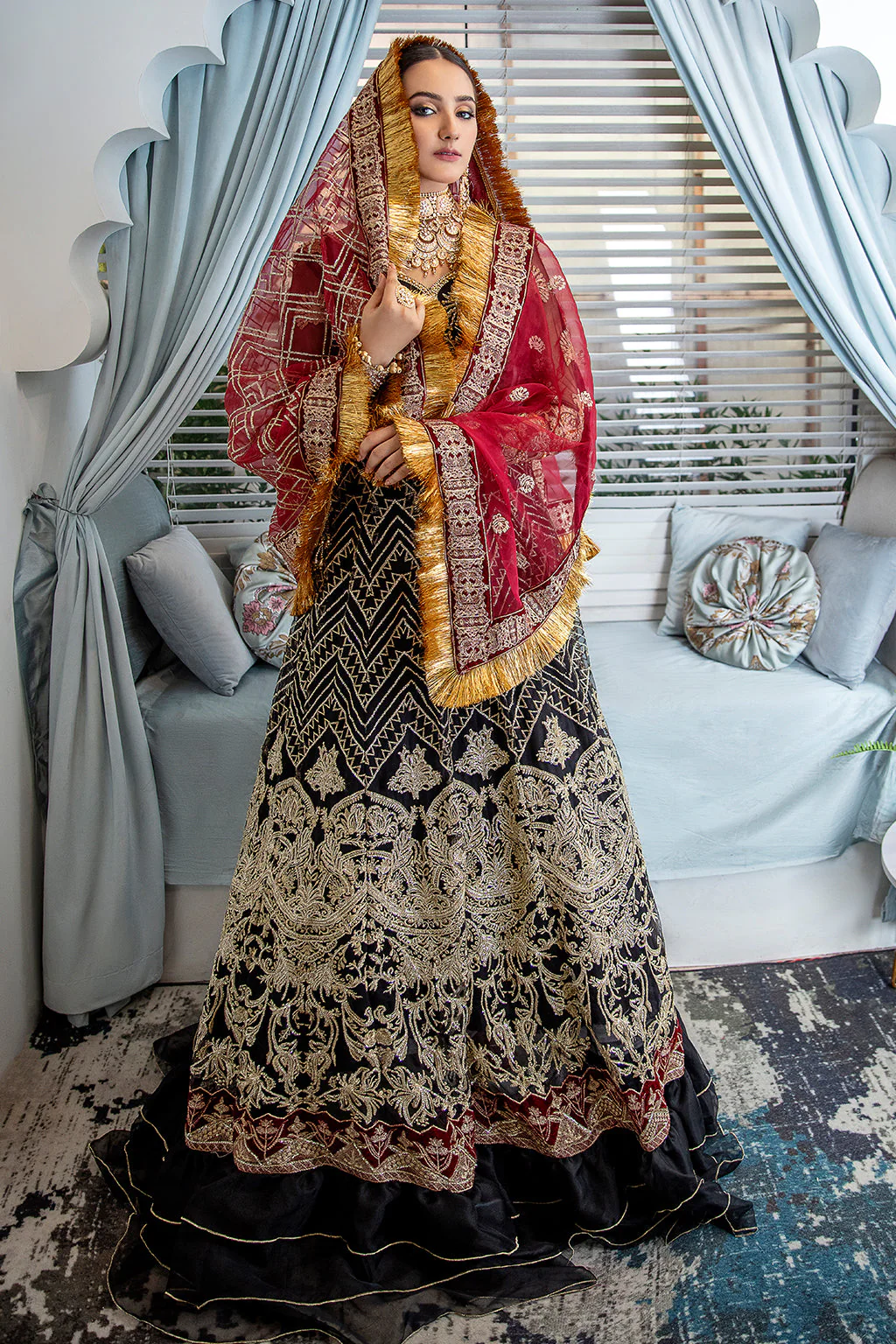 Zarposh Unstitched 3 Piece Formals Collection-Stella 01 - Image 3