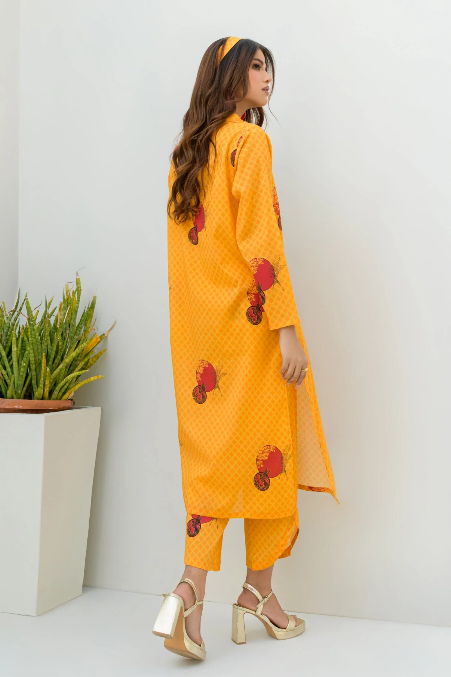 Kesori By Suitsu Stitched Co Ords Collection-Nurvi- 2 Piece Set - Image 4