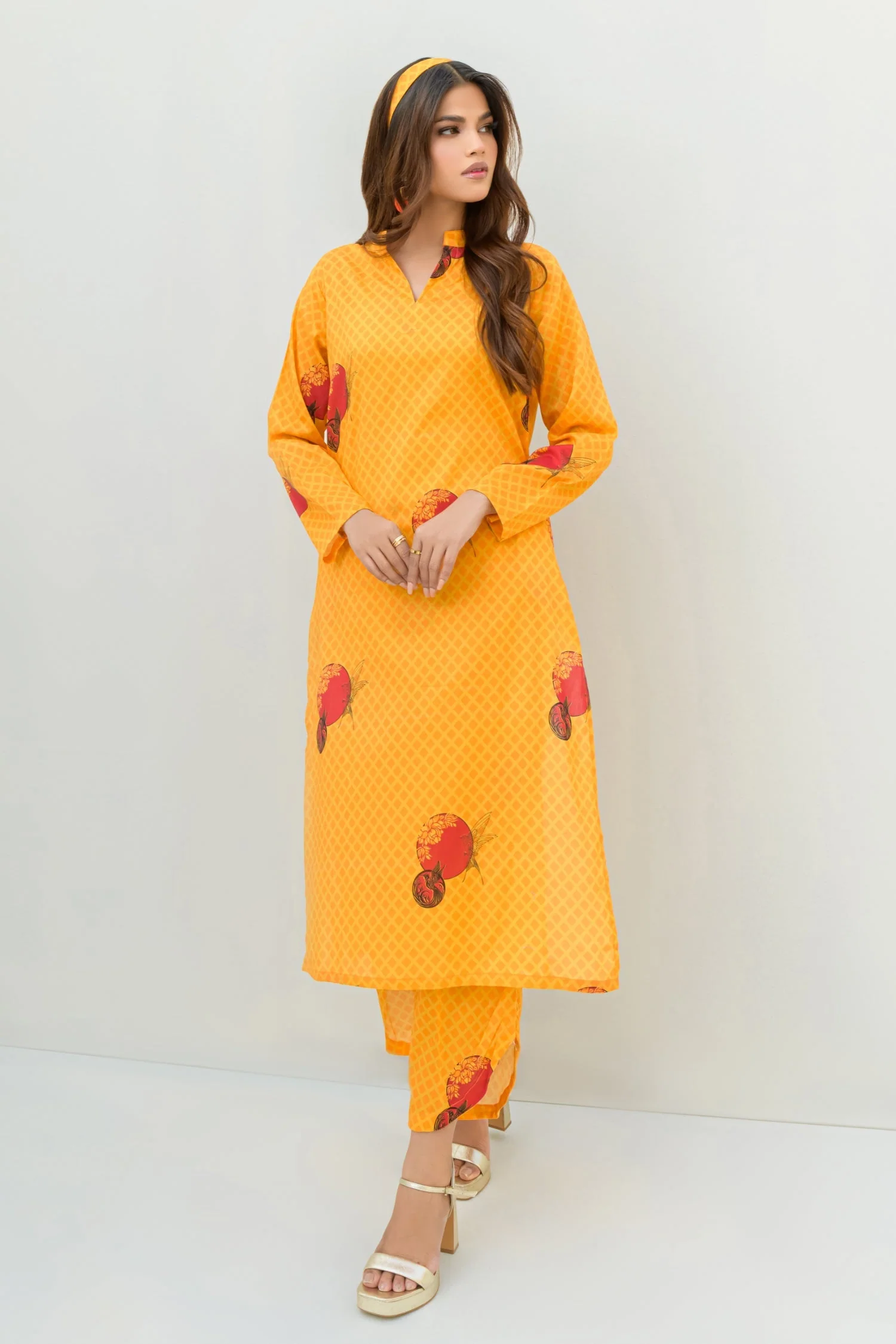Kesori By Suitsu Stitched Co Ords Collection-Nurvi- 2 Piece Set - Image 5