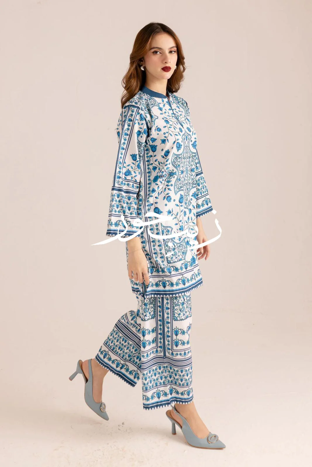 Zaib E Hoor SUMBAL Silk 2Pc Stitched Suit - Image 5