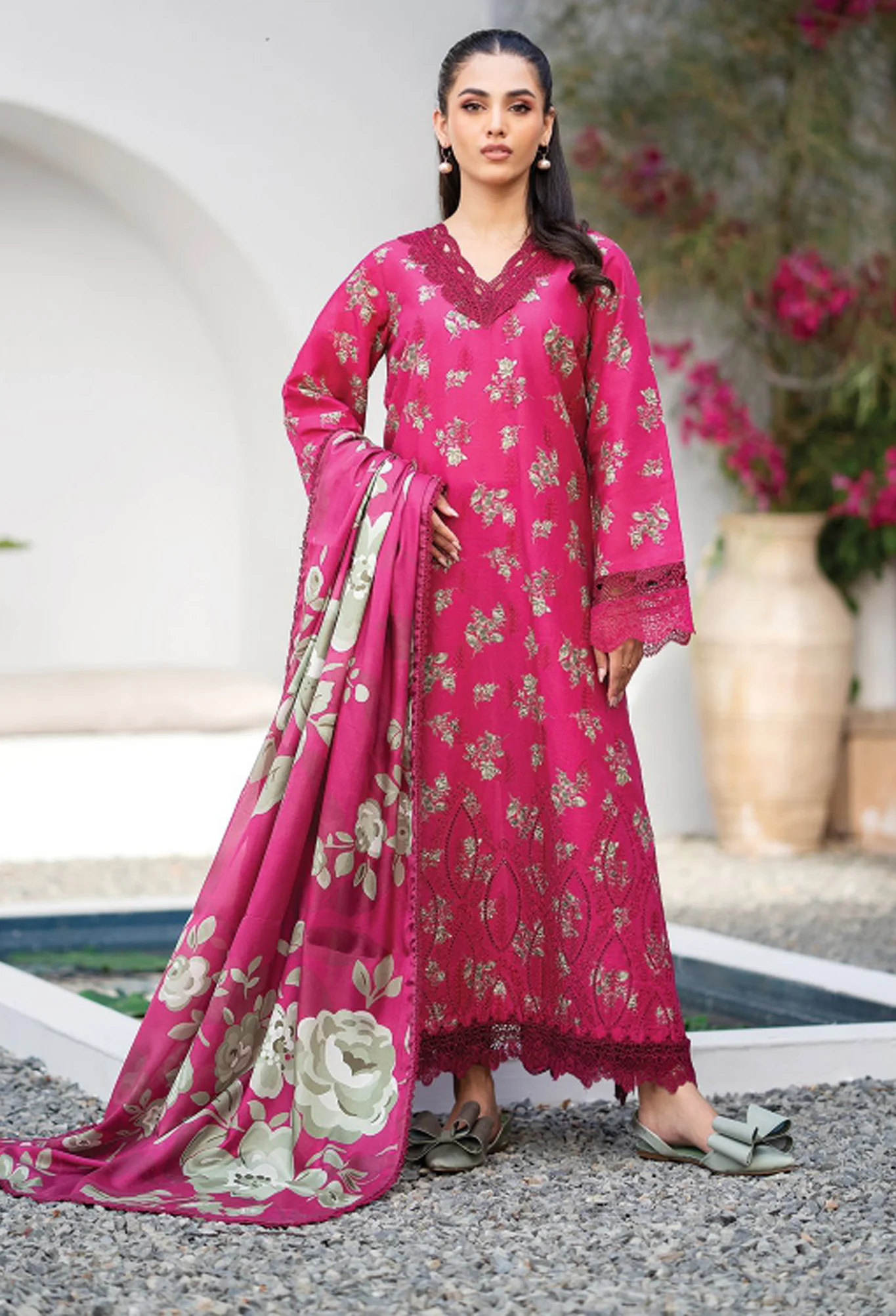Summer Soiree By Xenia Unstitched 3 Piece Emb Lawn Vol-02 Suit-02-Gulian