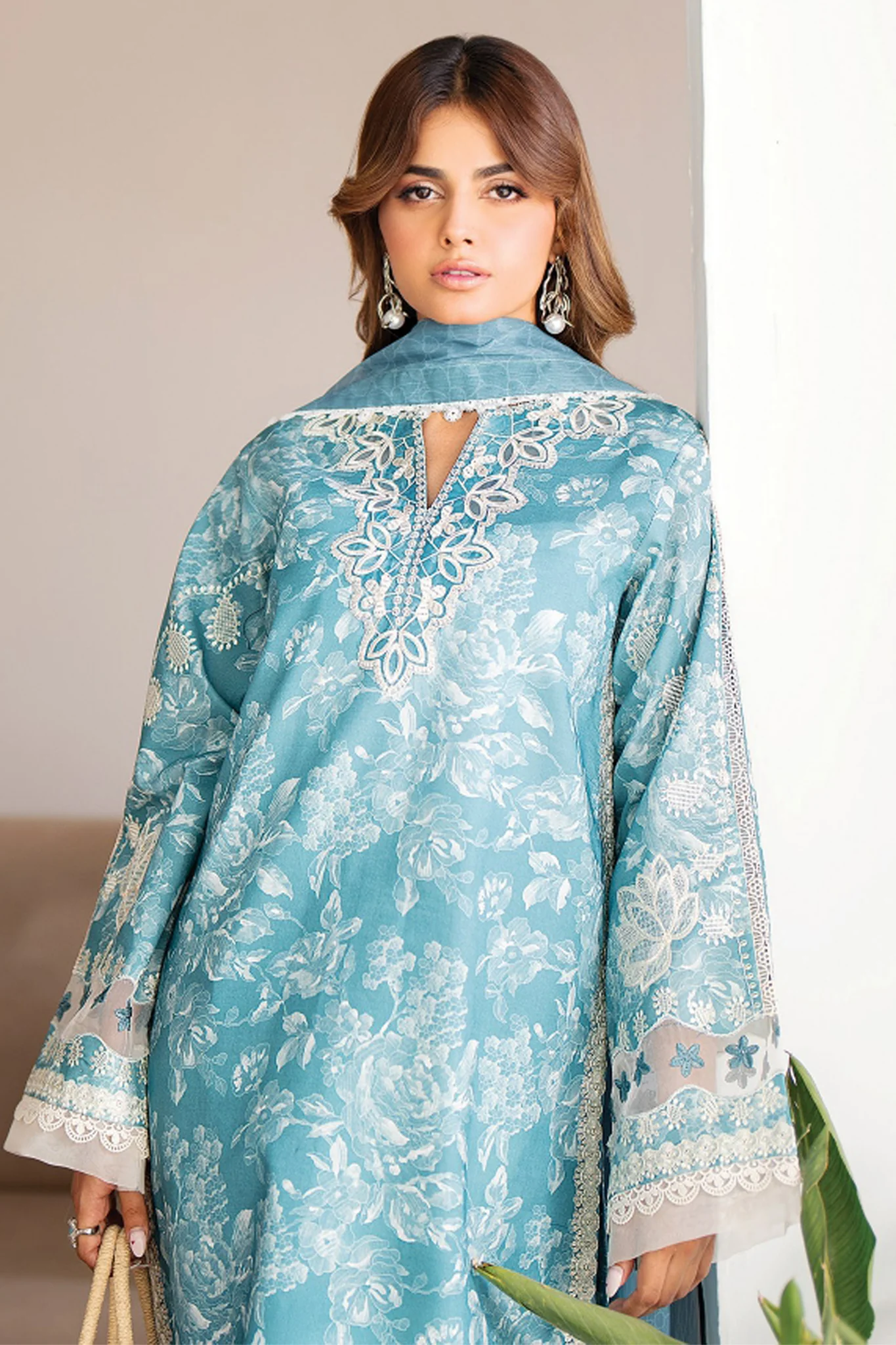 Summer Soiree By Xenia Unstitched 3 Piece Emb Lawn Vol-02 Suit-06-Vizeh - Image 2