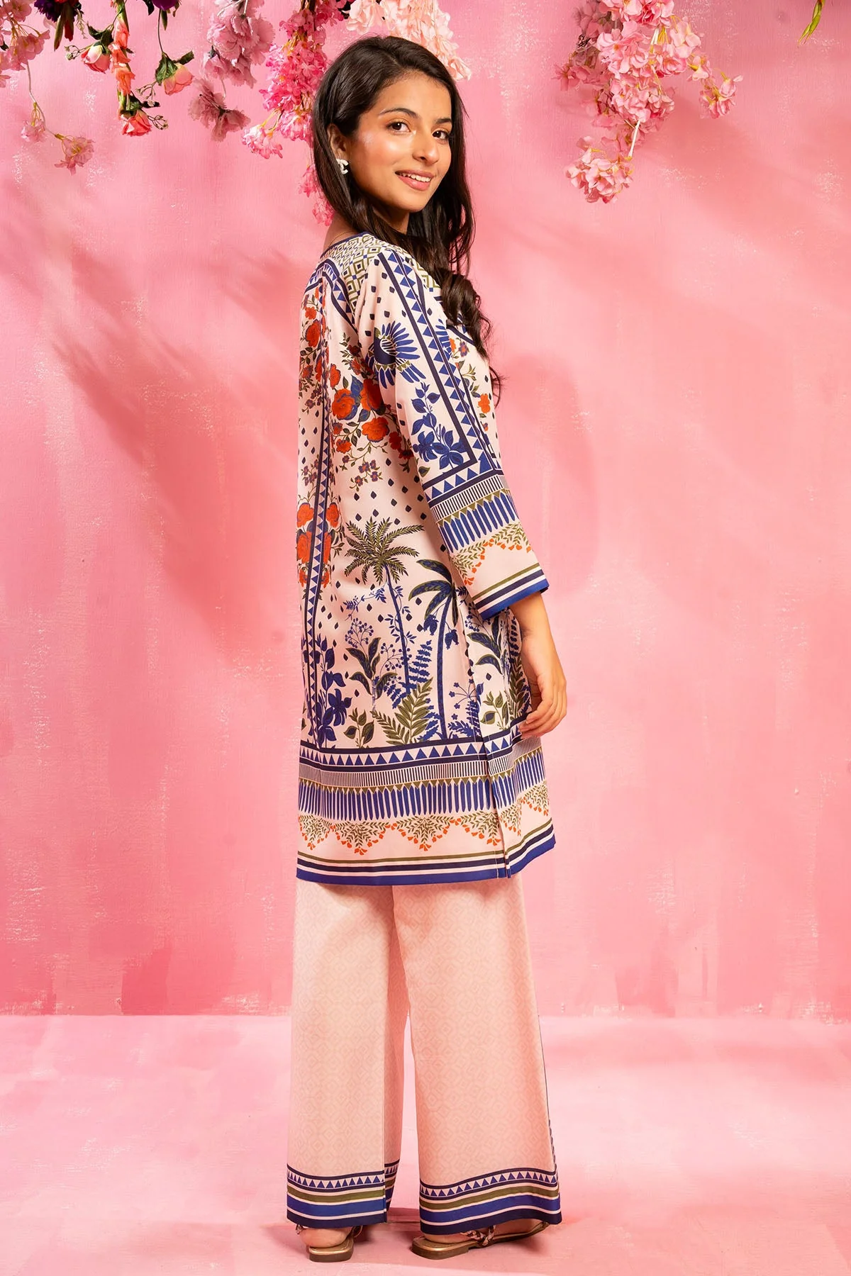 Ochre Clothing Swiss Lawn Digital Printed 2 Pc Suit - Image 3
