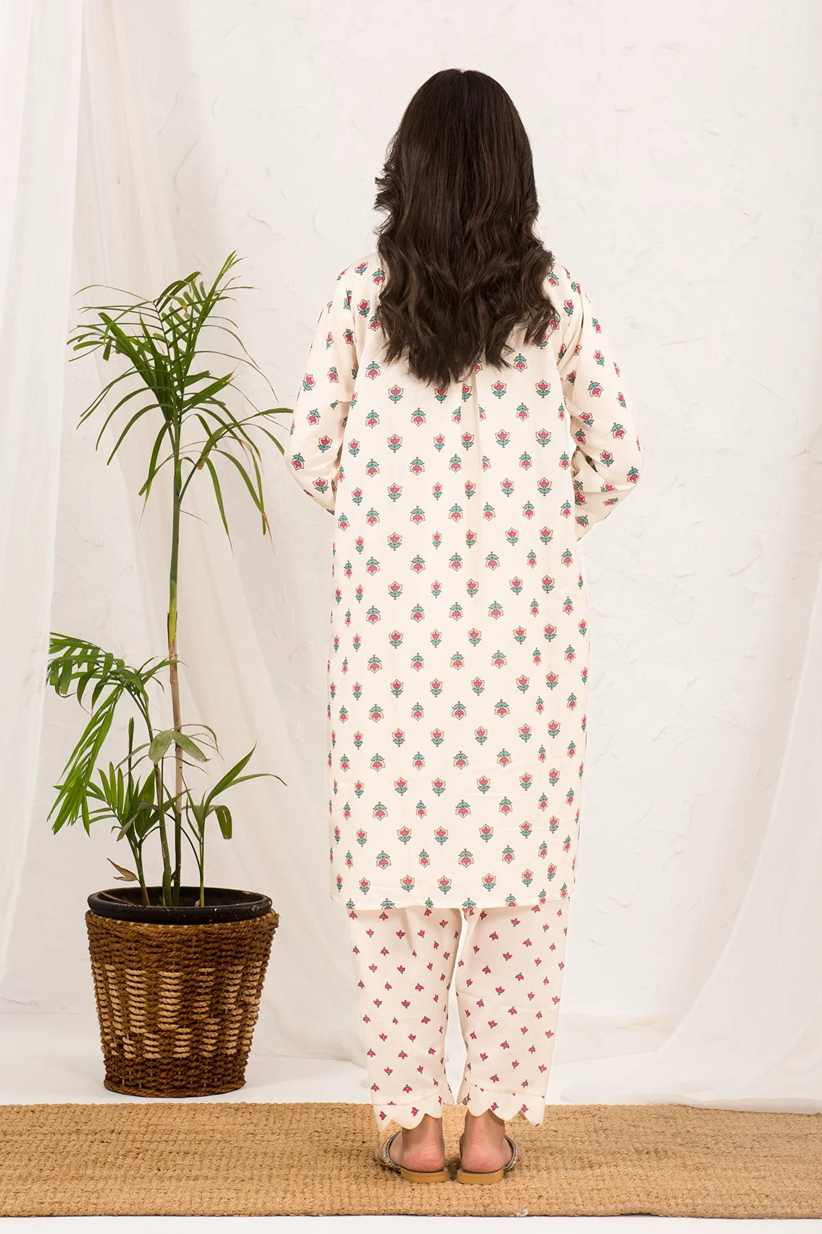 Ochre Clothing Swiss Lawn Digital Printed 2 Pc Suit Suit-SOLP- 16 - Image 4