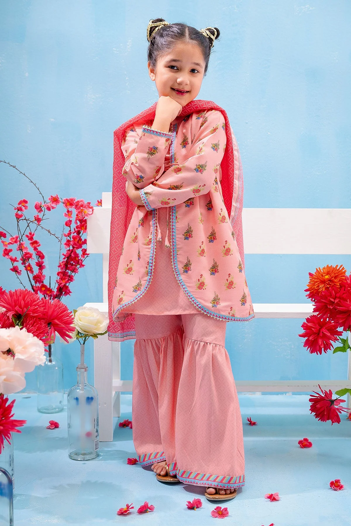 Ochre Clothing Swiss Lawn Digital Printed 3 Pc Suit