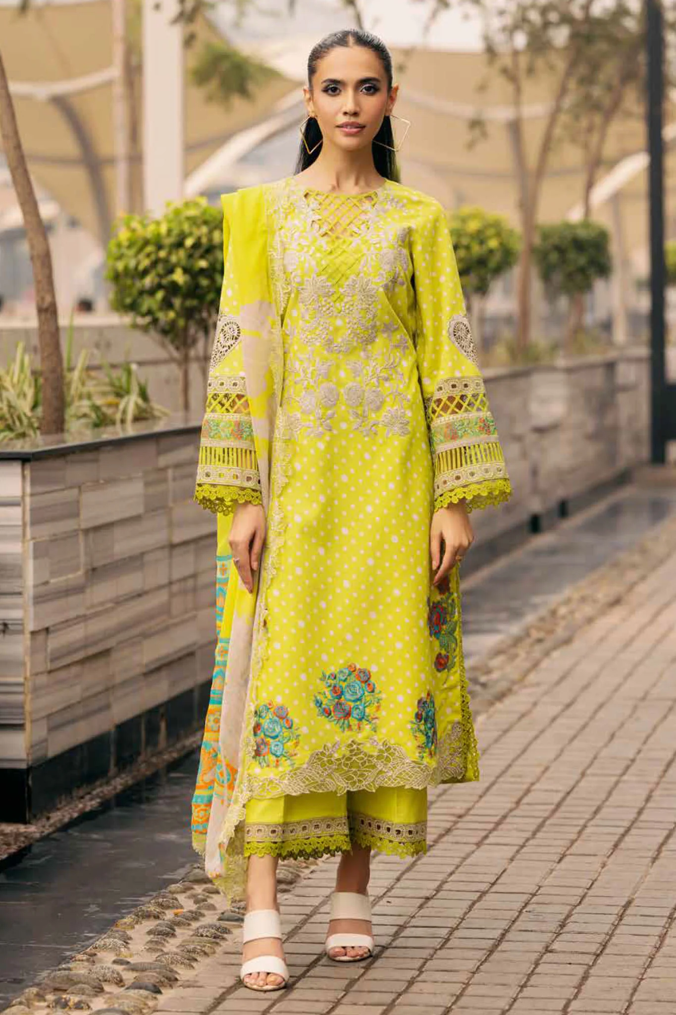 Swiss miss by Charizma Unstitched 3 Piece Winter Vol-01 Collection-CSM5-05