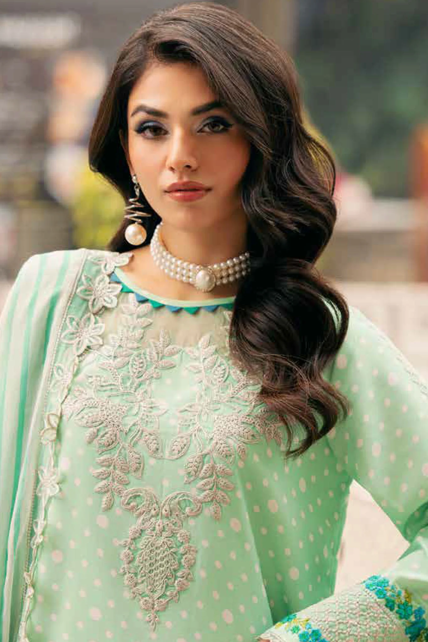 Swiss miss by Charizma Unstitched 3 Piece Winter Vol-01 Collection-CSM5-02 - Image 2
