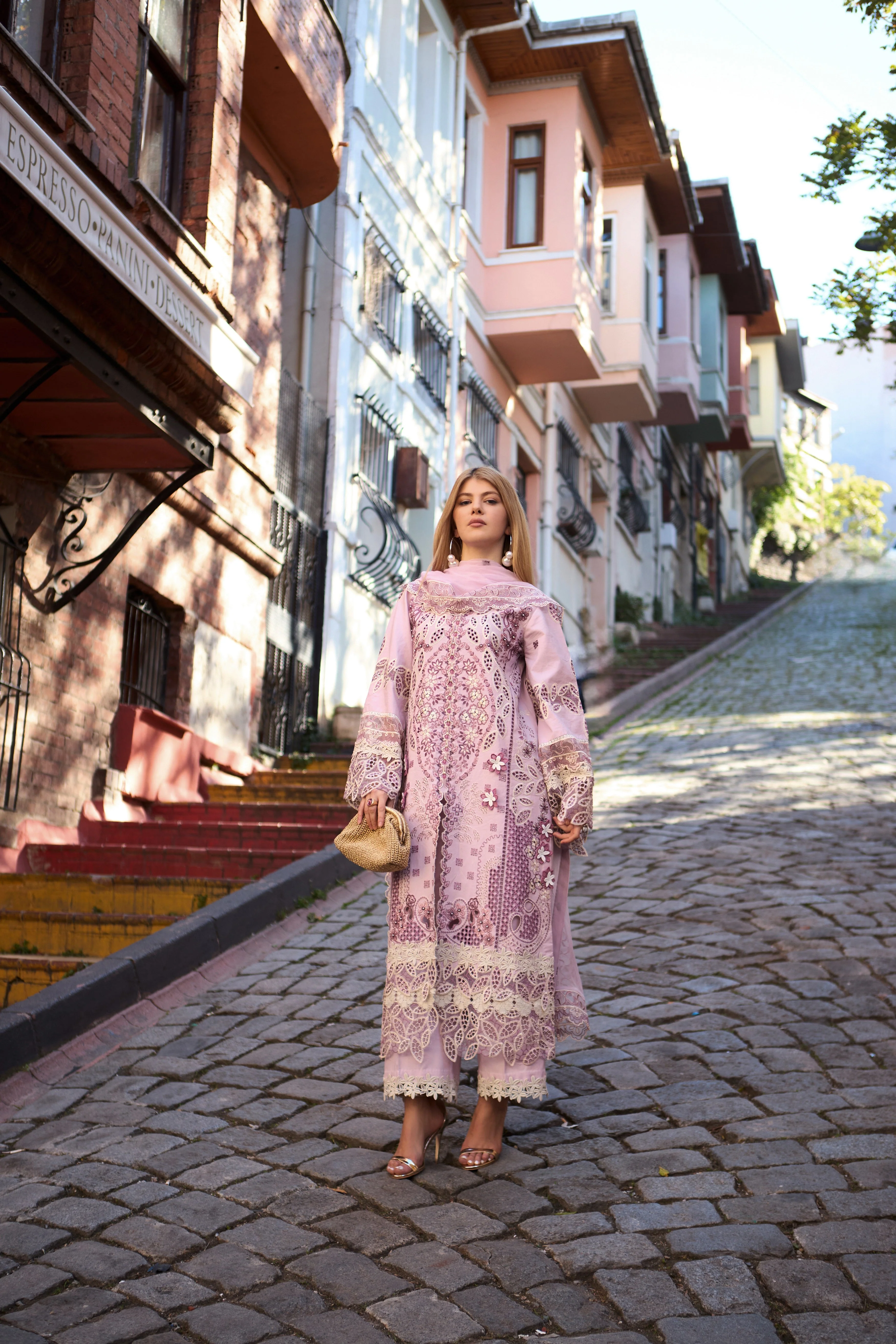 Huma Gul Unstitched 3 Piece Luxury Emb Lawn Suit-Symphonia HG-07 - Image 7