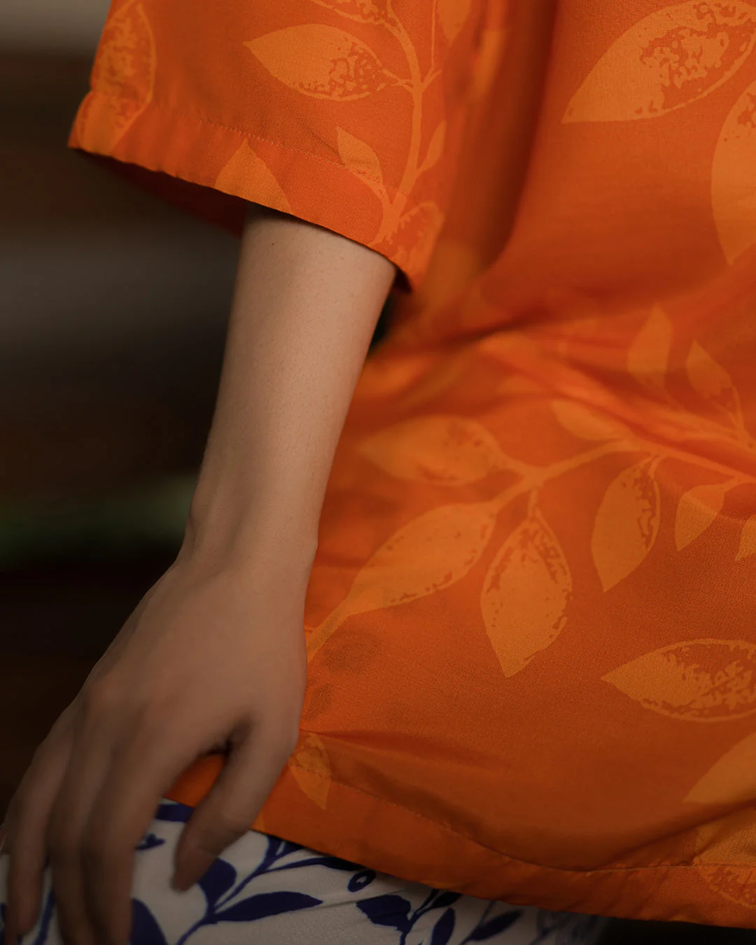 Everywear by Qariney Stitched Suit-Tangerine Set - Image 3