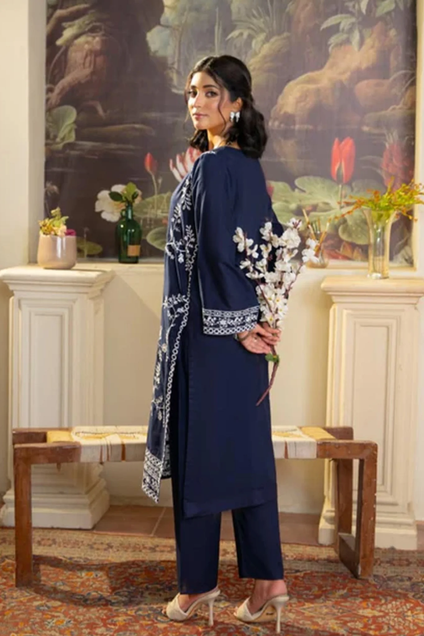 Tawakal Closet Stitched 3 Piece Summer Suit-ASHU EMBRO - Image 3