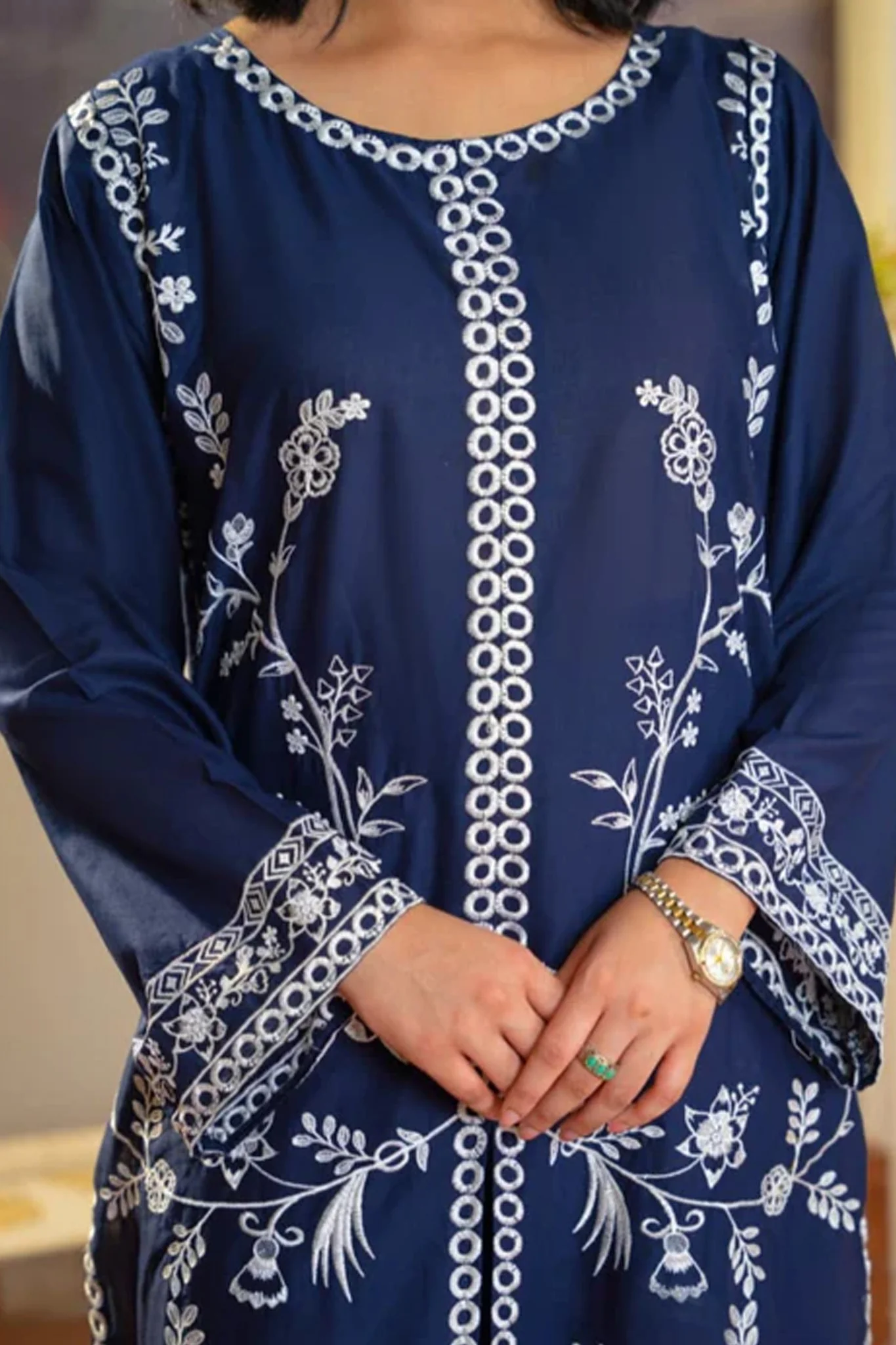 Tawakal Closet Stitched 3 Piece Summer Suit-ASHU EMBRO - Image 4