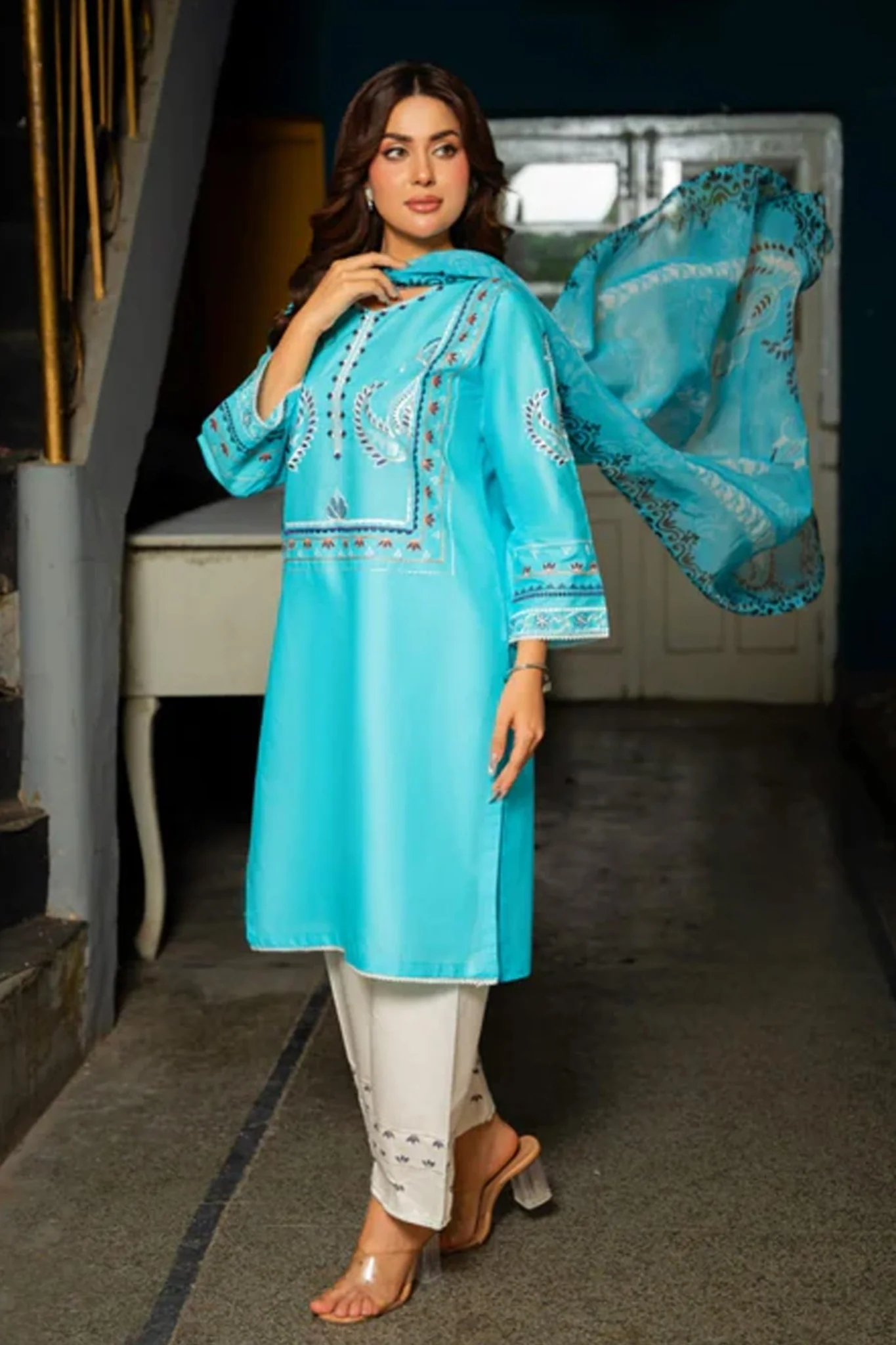 Tawakal Closet Stitched 3 Piece Summer Suit-LUXURY COTTON - Image 2