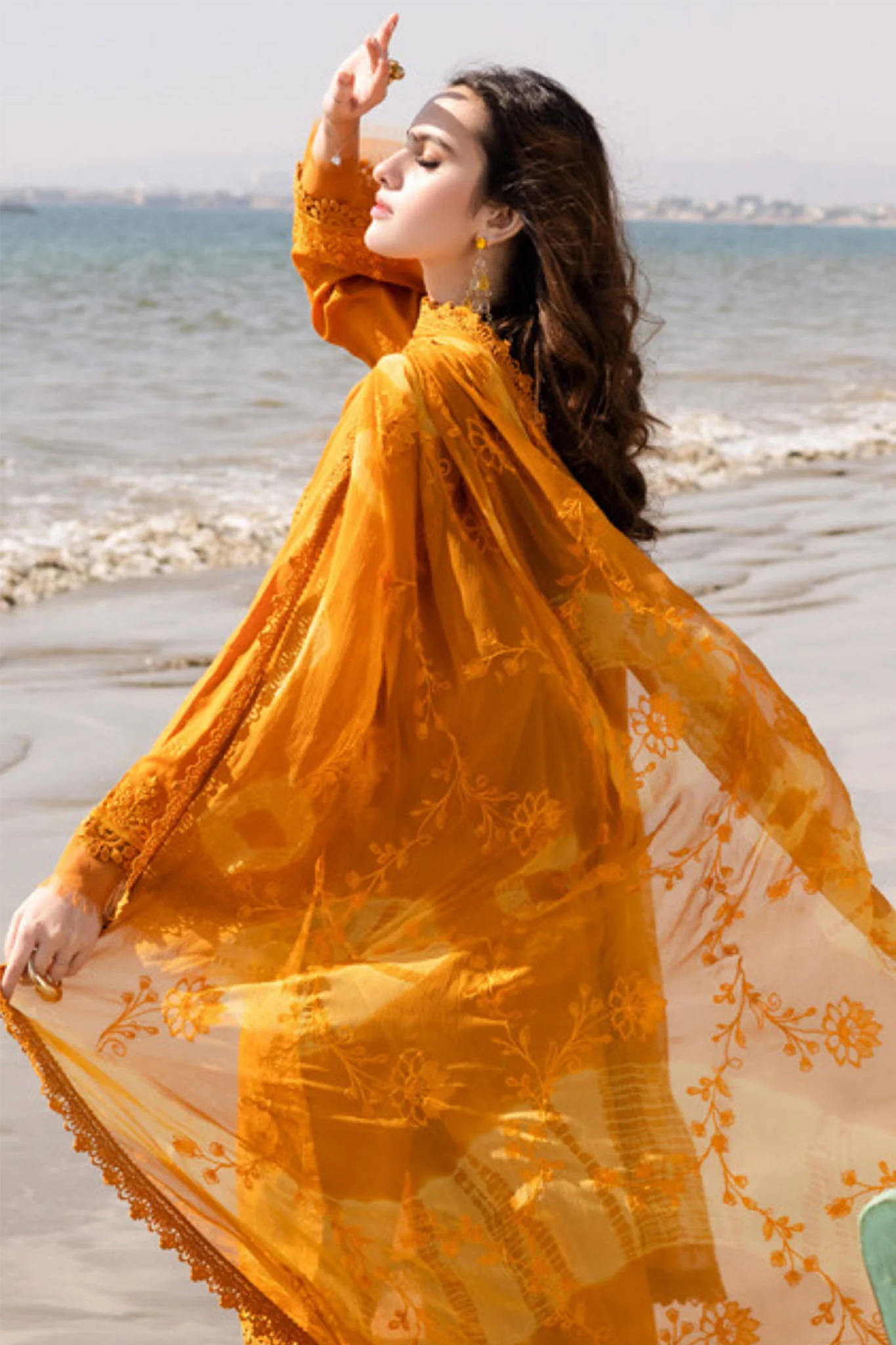 Tehzeeb By Riaz Arts Unstitched 3 Piece Emb Chikankari Lawn Vol-03 Suit-TL-425 - Image 3