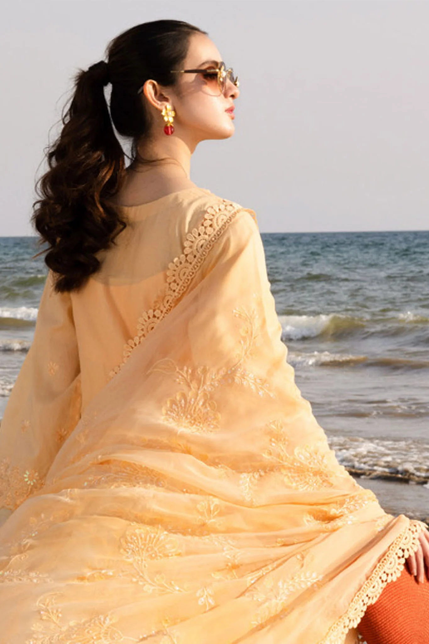 Tehzeeb By Riaz Arts Unstitched 3 Piece Emb Chikankari Lawn Vol-03 Suit-TL-430 - Image 3