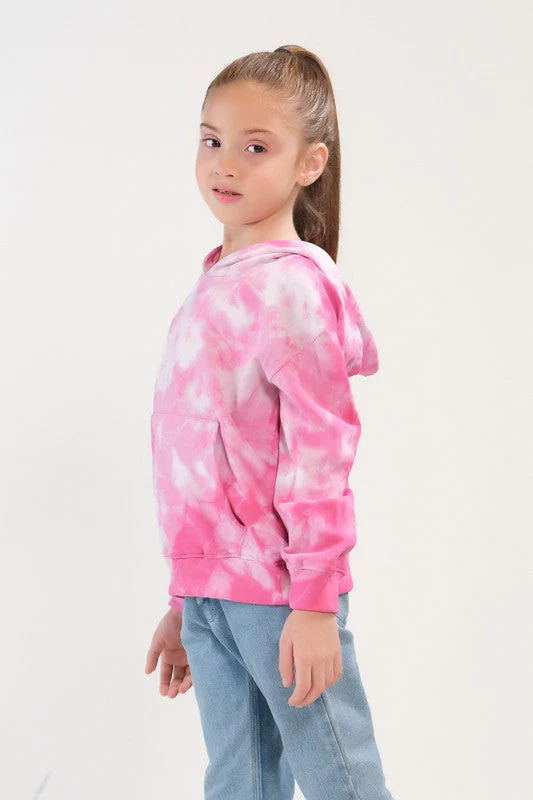 Sprinkles Stitched 1 Piece Winter Shirts Kids Suit-Terry Cloth Graphic Hoodie - Pink - Image 2