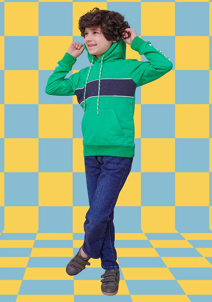 Ochre Clothing Terry Printed Hoodie - Image 2