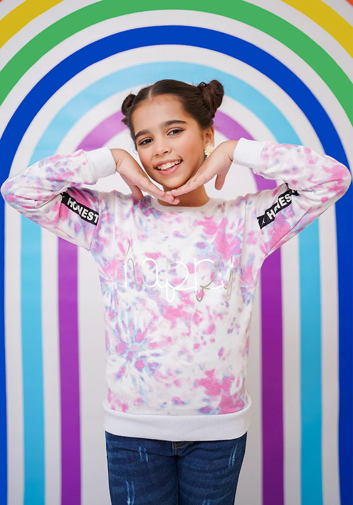Ochre Clothing Terry Printed Sweatshirt - Image 2