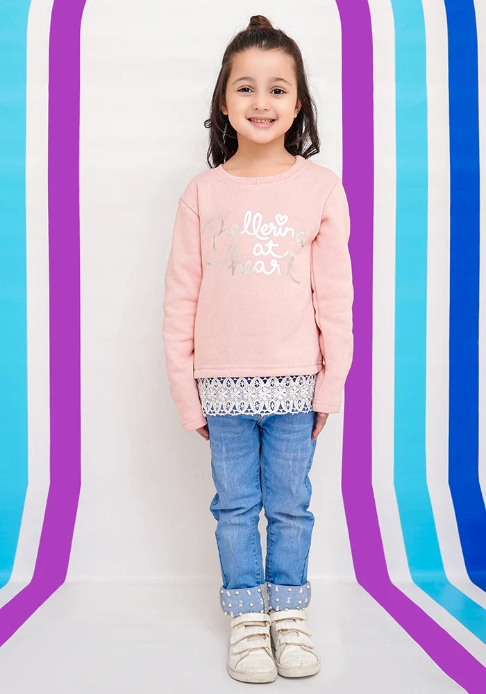 Ochre Clothing Terry Printed Sweatshirt