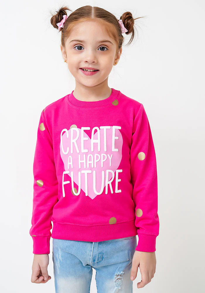 Ochre Clothing Terry Printed Sweatshirt