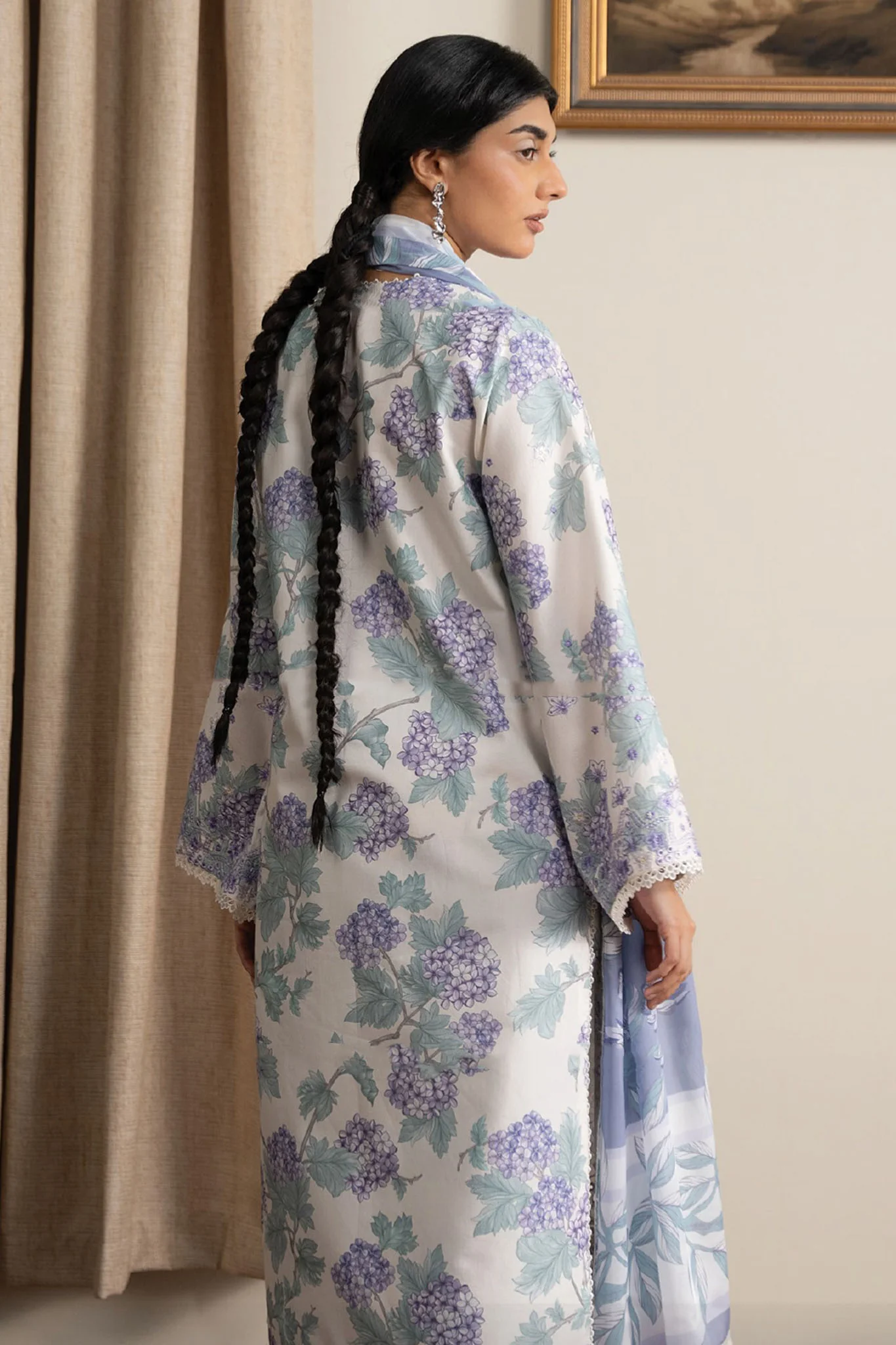 The Bare Minimum By Ayzel Unstitched 3 Piece Summer Vol-01 Collection-AL-11-Bloomsway - Image 3