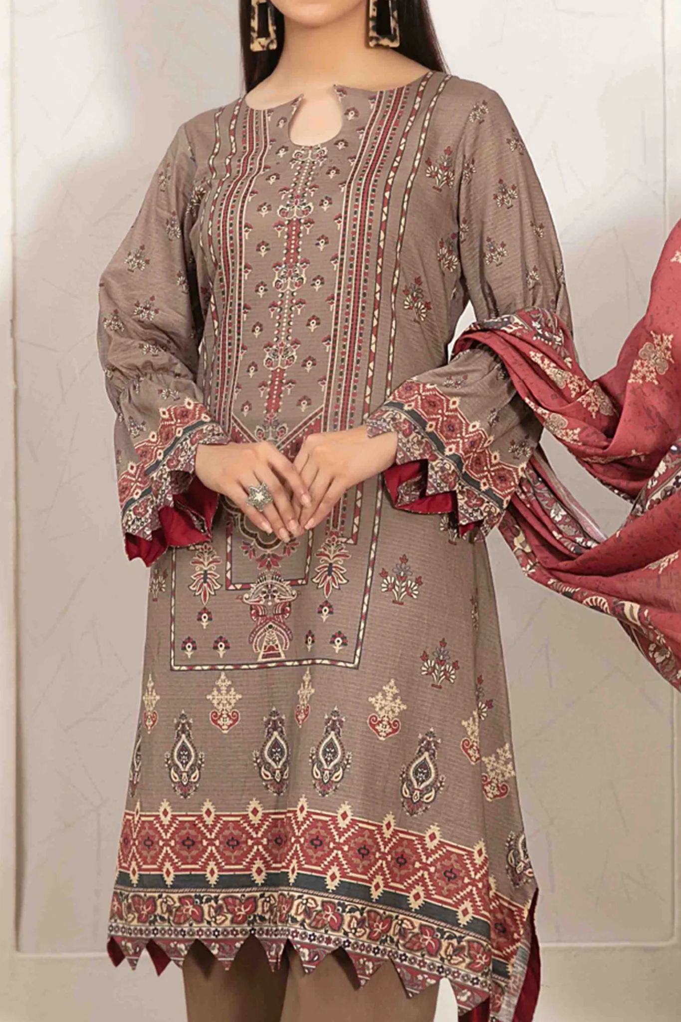 Tiyani By Tawakkal Unstitched 3 Piece Digital Printed Lawn Vol-01 Suit-D-3588 - Image 3
