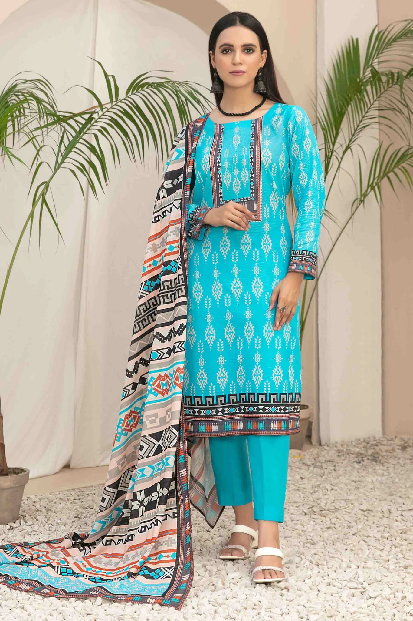 Tiyani By Tawakkal Unstitched 3 Piece Digital Printed Lawn Vol-01 Suit-D-3589