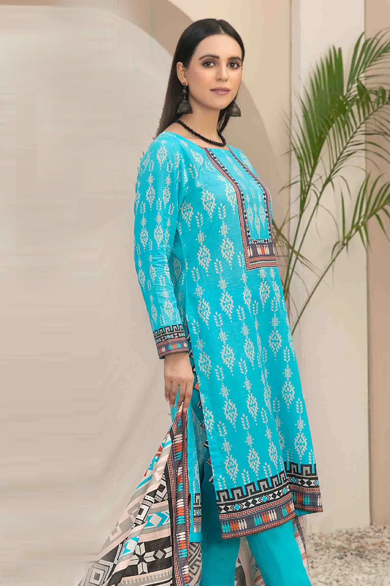 Tiyani By Tawakkal Unstitched 3 Piece Digital Printed Lawn Vol-01 Suit-D-3589 - Image 2