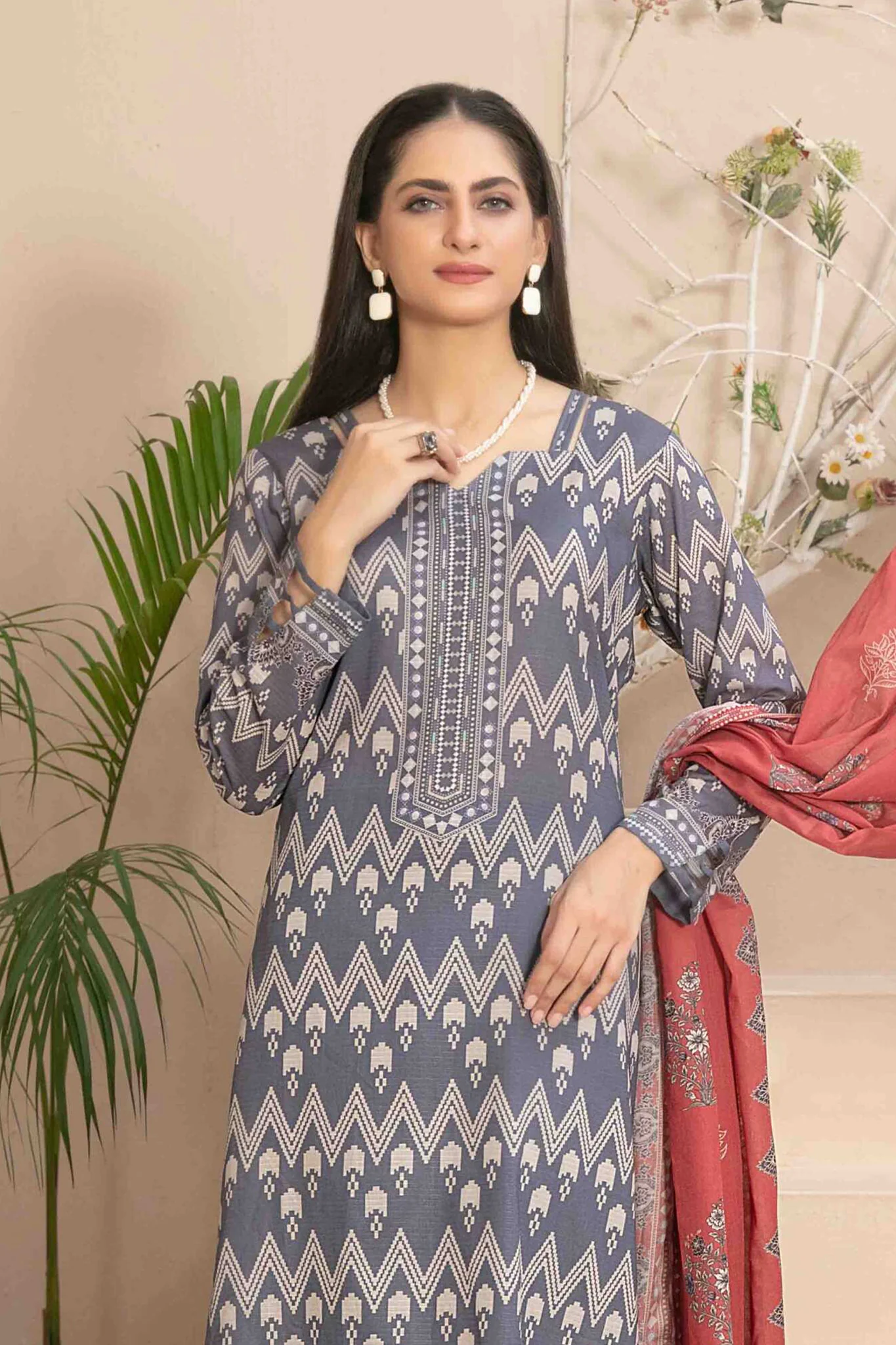 Tiyani By Tawakkal Unstitched 3 Piece Digital Printed Lawn Vol-02 Suit-D-3600 - Image 2