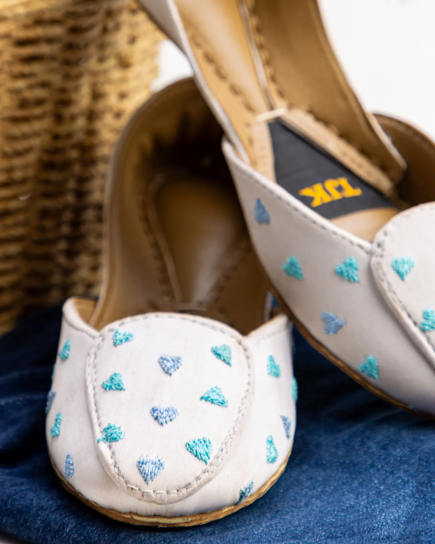 TJK Designs Loafers Suit-Aqua Hearts Loafer - Image 3