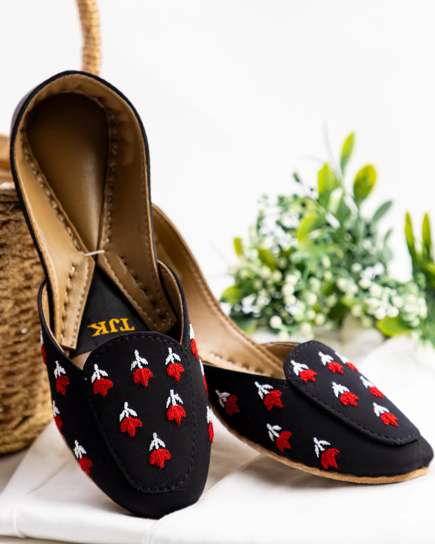 TJK Designs Loafers Suit-Crimson Bloom Loafer - Image 2