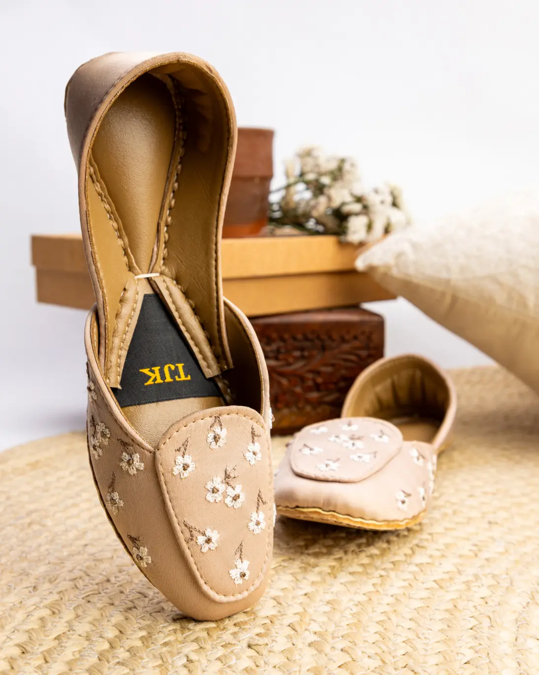TJK Designs Loafers Suit-Ivory Bloom Loafer - Image 3