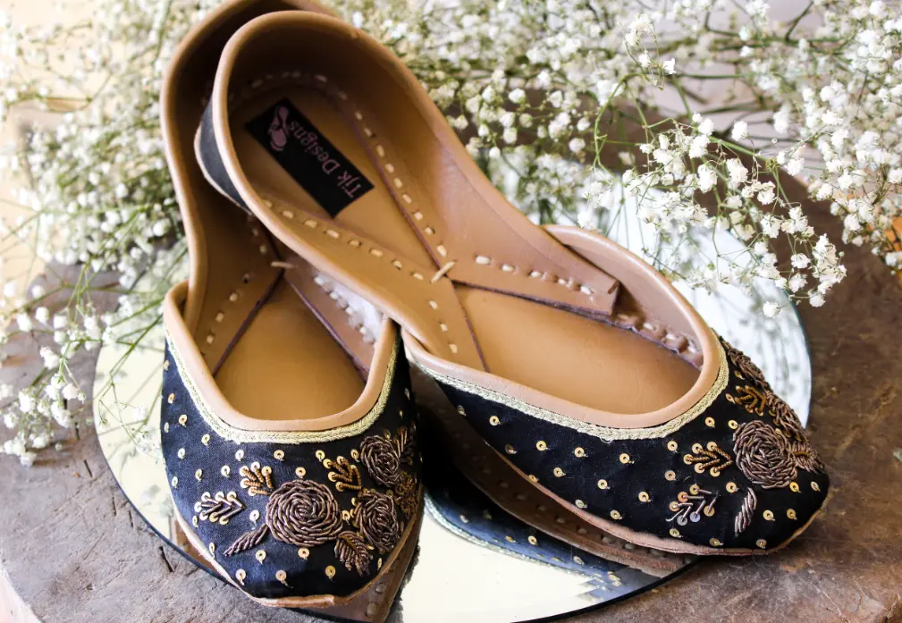 TJK Designs Khussa Suit-Meeras