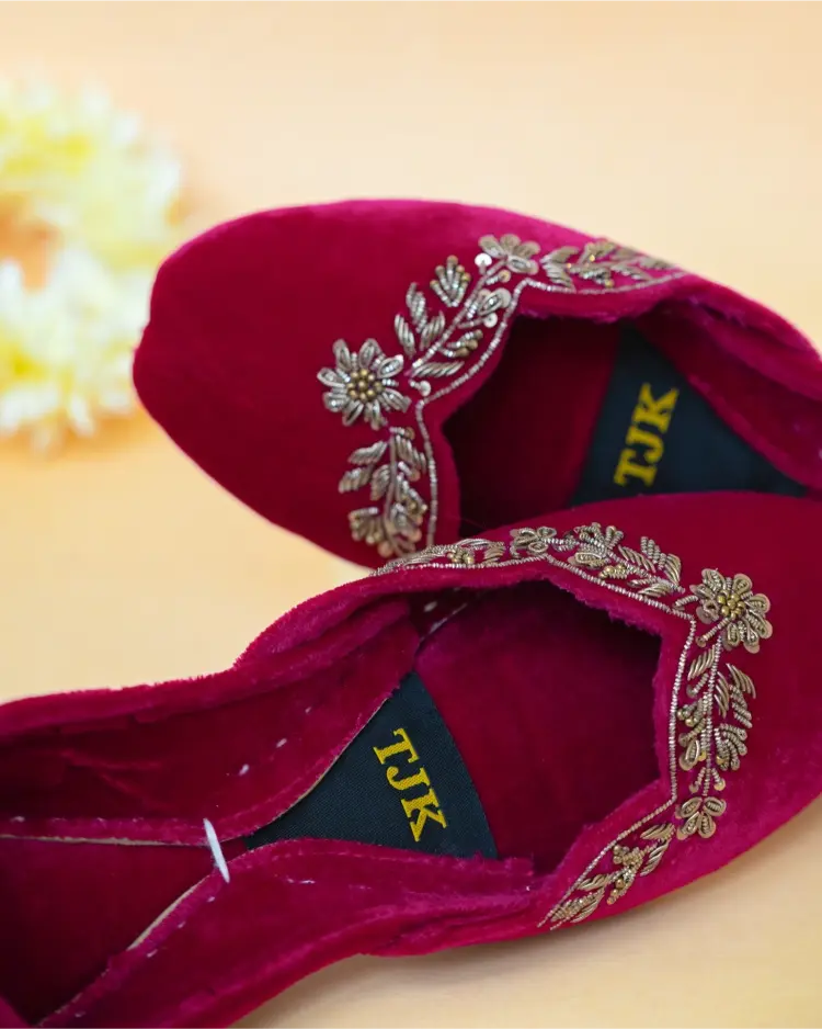 TJK Designs Khussa Suit-Reena Kid