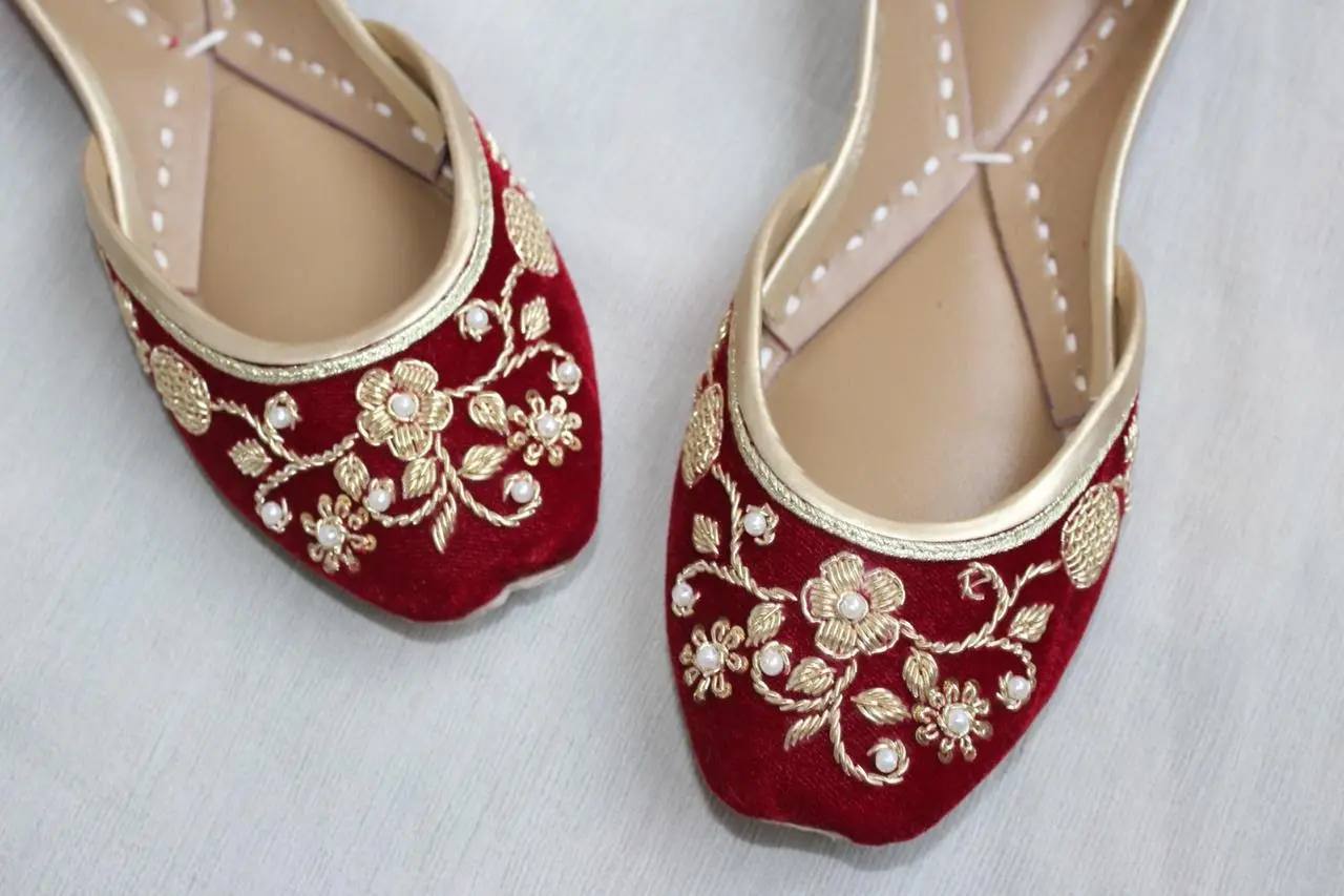 TJK Designs Khussa Suit-Rung Mahal