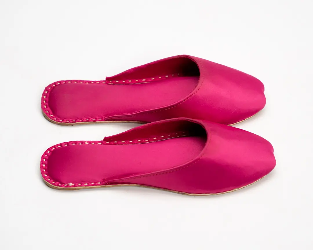 TJK Designs Khussa Suit-Vibrant Fuchsia Kid - Image 3
