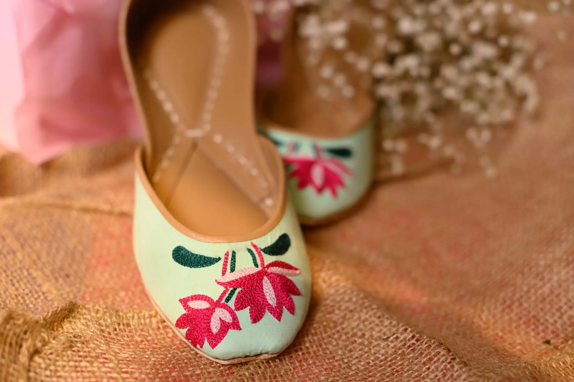 TJK Designs Khussa Suit-Water Lily - Image 2