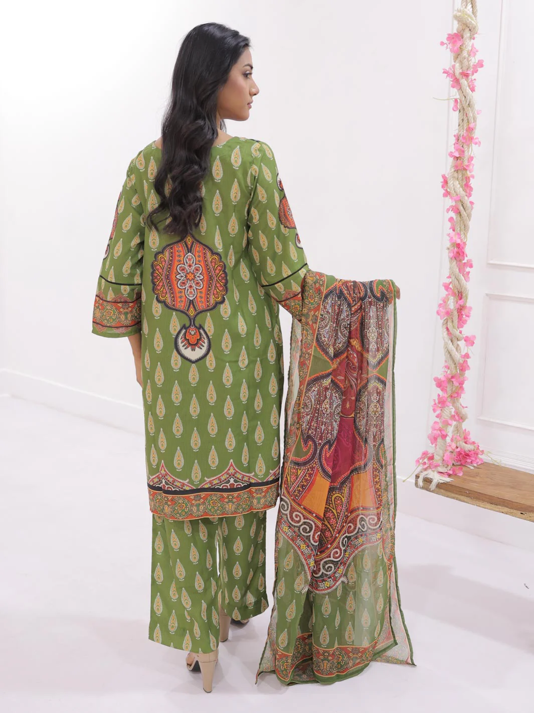 Tng By MD Stitched Shirts Collection-Amber Shirt | Green - Image 2