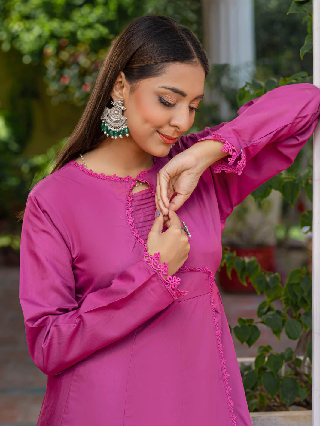 Tng By Md Solid Co Ords Collection-Aseera 2 Piece Frock - Image 3