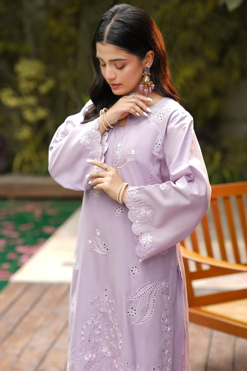 Tng By MD Stitched Bahar Collection-Banafshan (Lilac) - Image 4