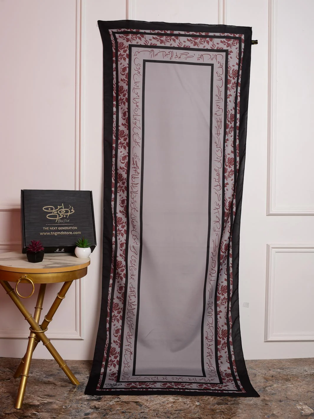 Tng By Md Stole Collection-Chahat Stole (Grey) - Image 3