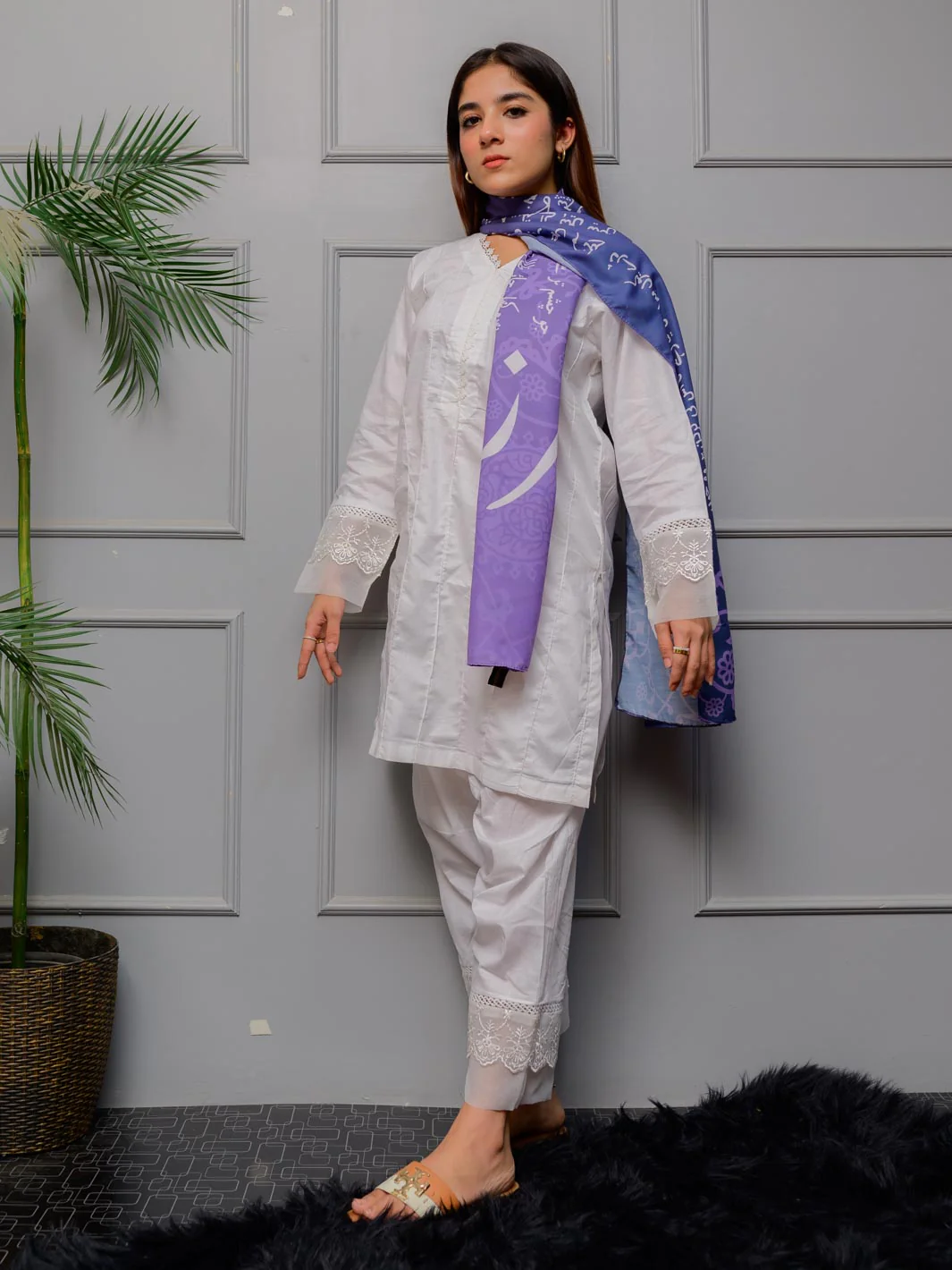 Tng By Md Stole Collection-Banafshan Stole - Image 5