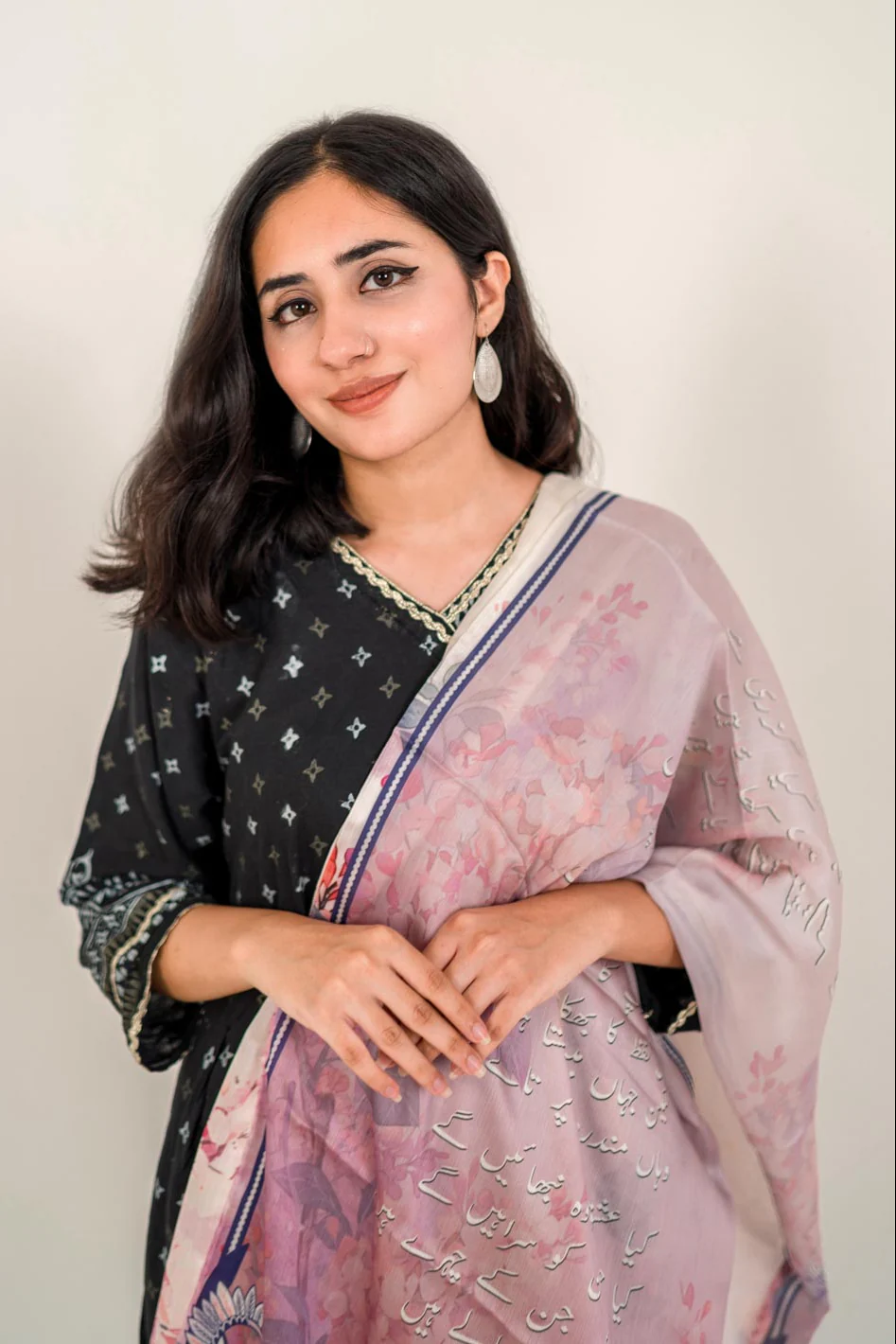 Tng By Md Stole Collection-Parizaad Stole (Pink) - Image 2