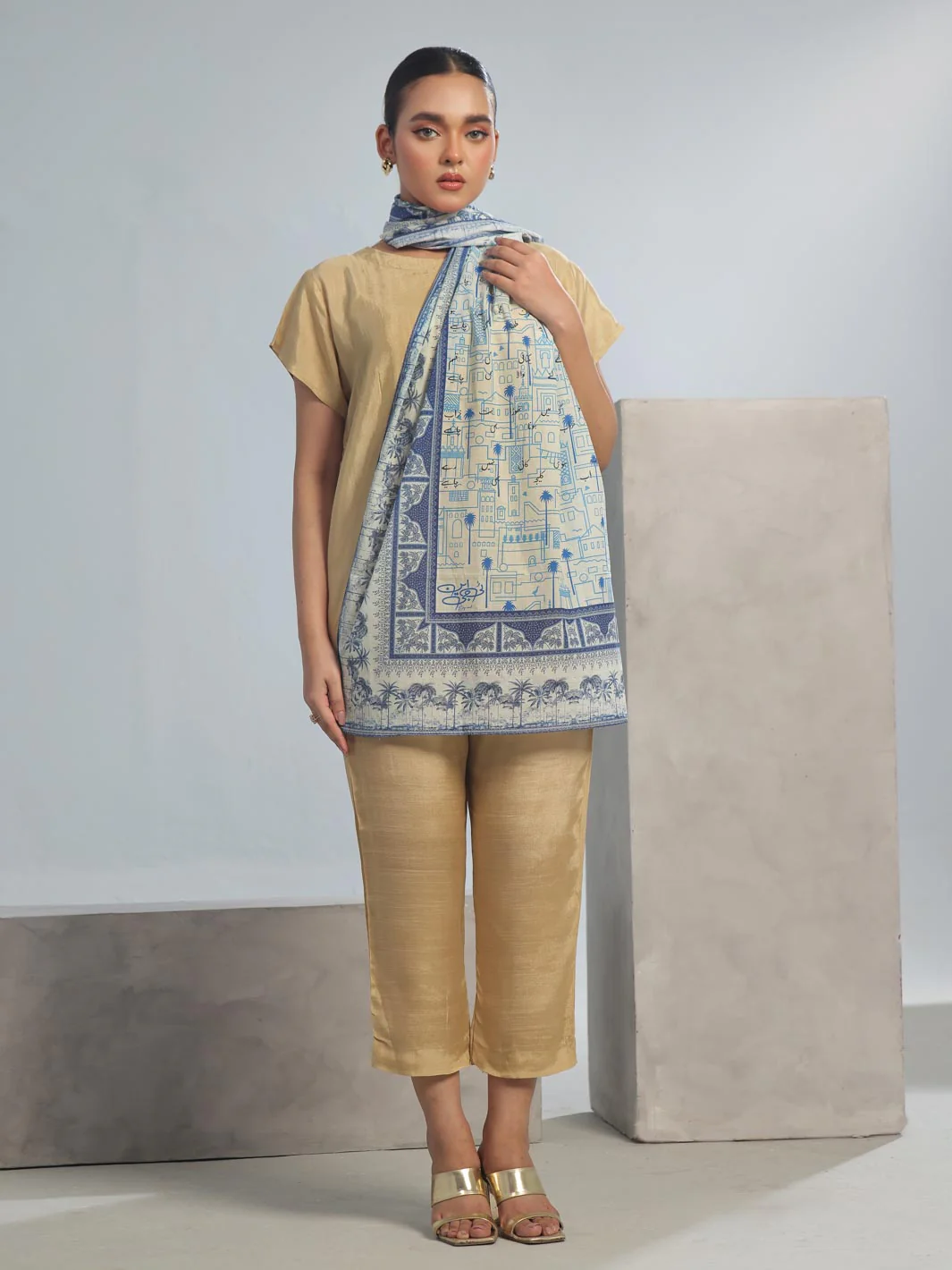 Tng By Md Stole Collection-Khuahish Stole - Image 2